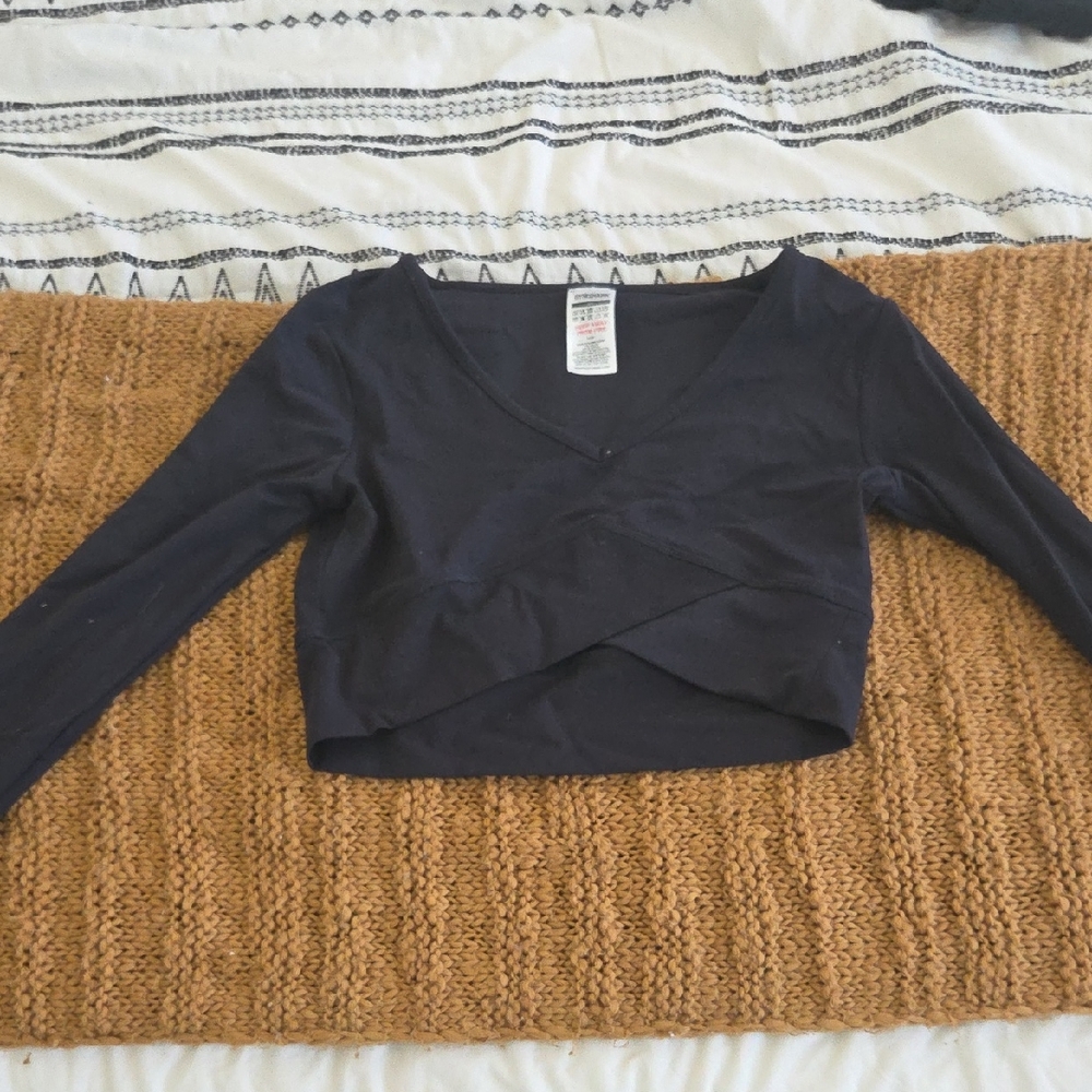 Gymshark Black Crop Top